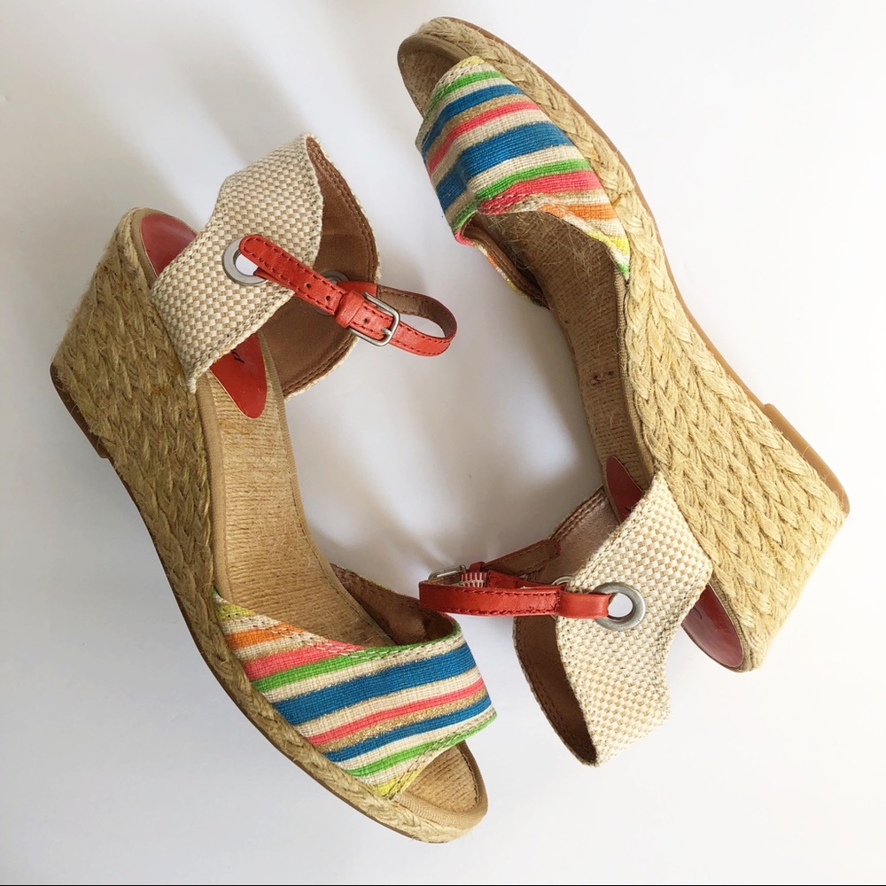 Lucky Brand Kendra Espadrille Wedge Sandals 10